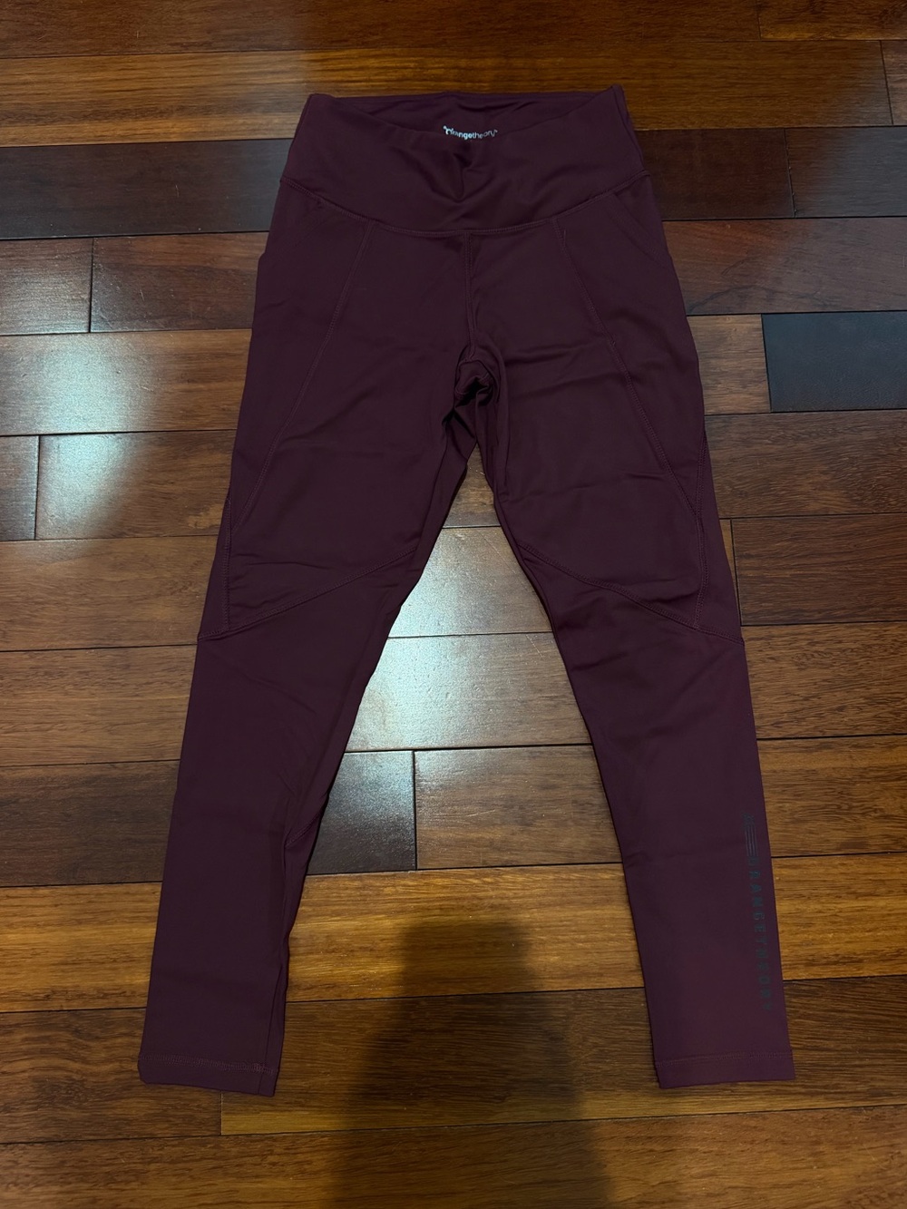 Orangetheory Fitness OTF Burgundy Leggings Sz. S